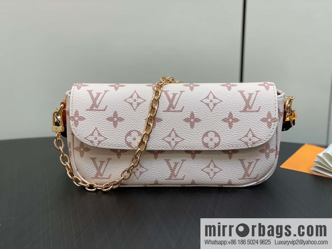 [Original order boutique] M83091 white flower M81911 chain bag series Wallet On Chain Ivy handbag