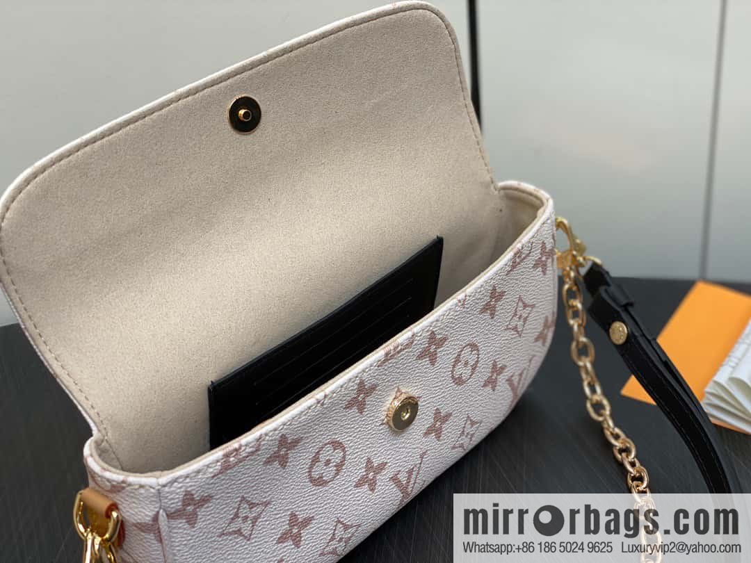 [Original order boutique] M83091 white flower M81911 chain bag series Wallet On Chain Ivy handbag