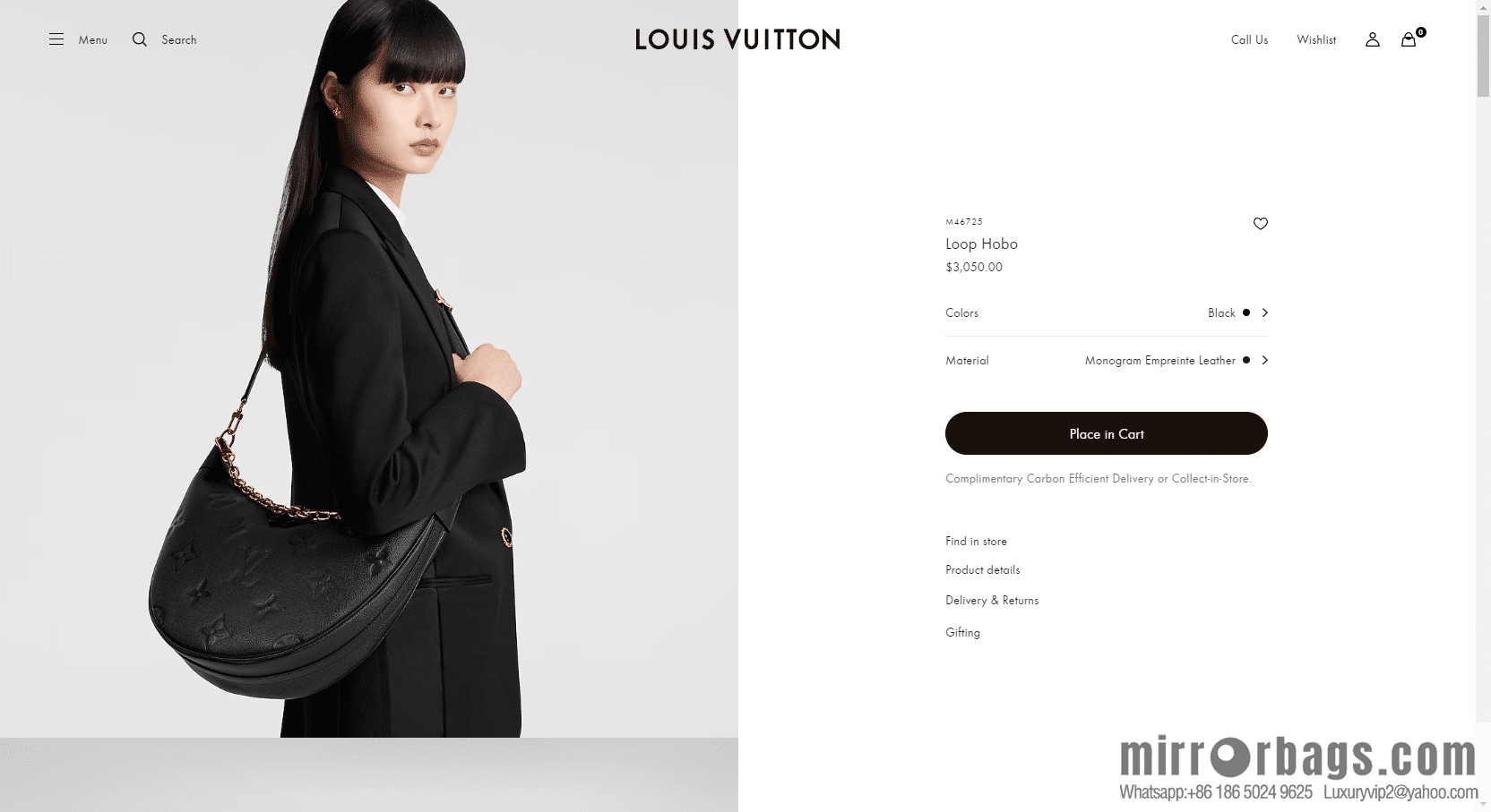 LV M46725 LOOP HOBO handbag