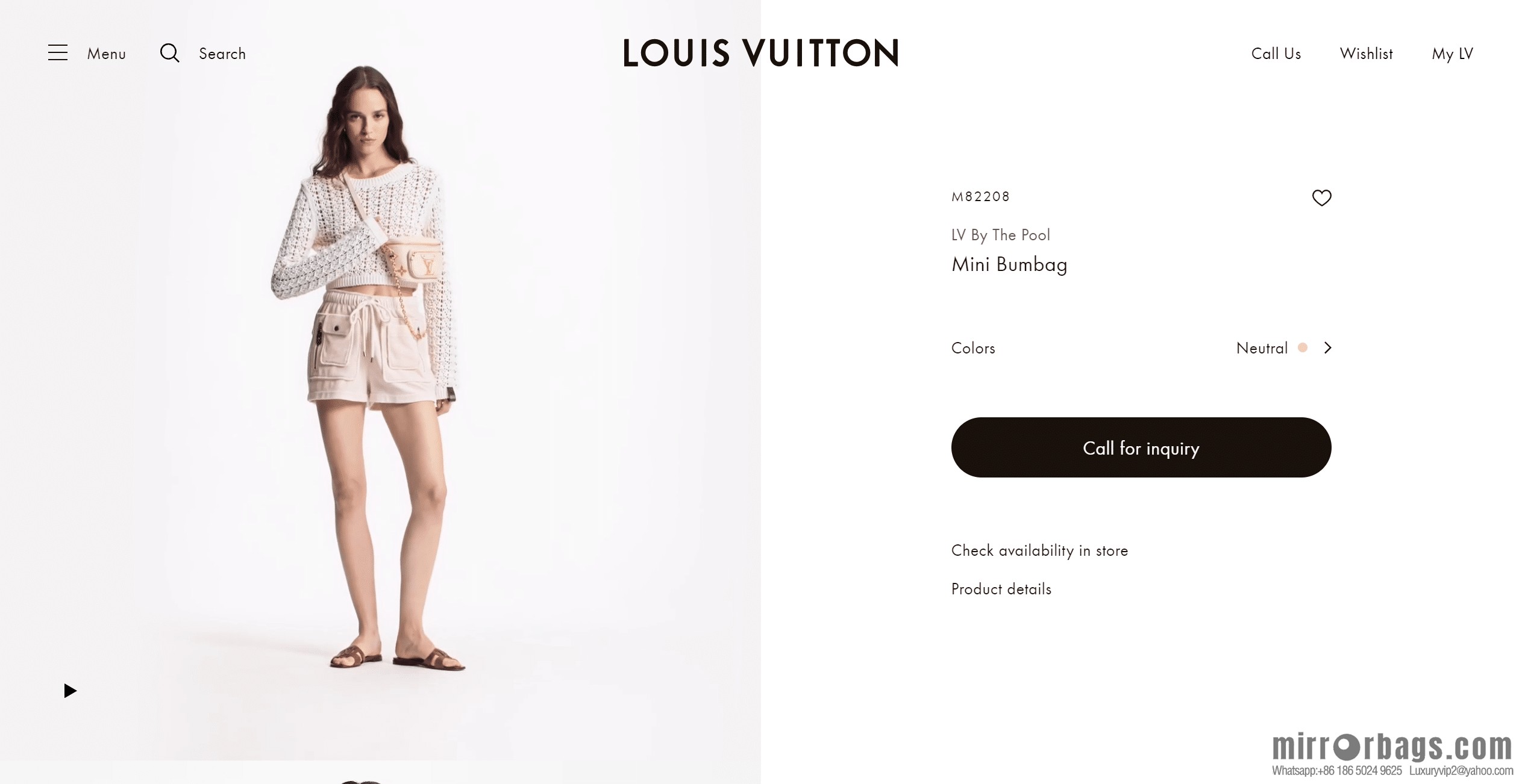 LV By The Pool Mini Bumbag M82208