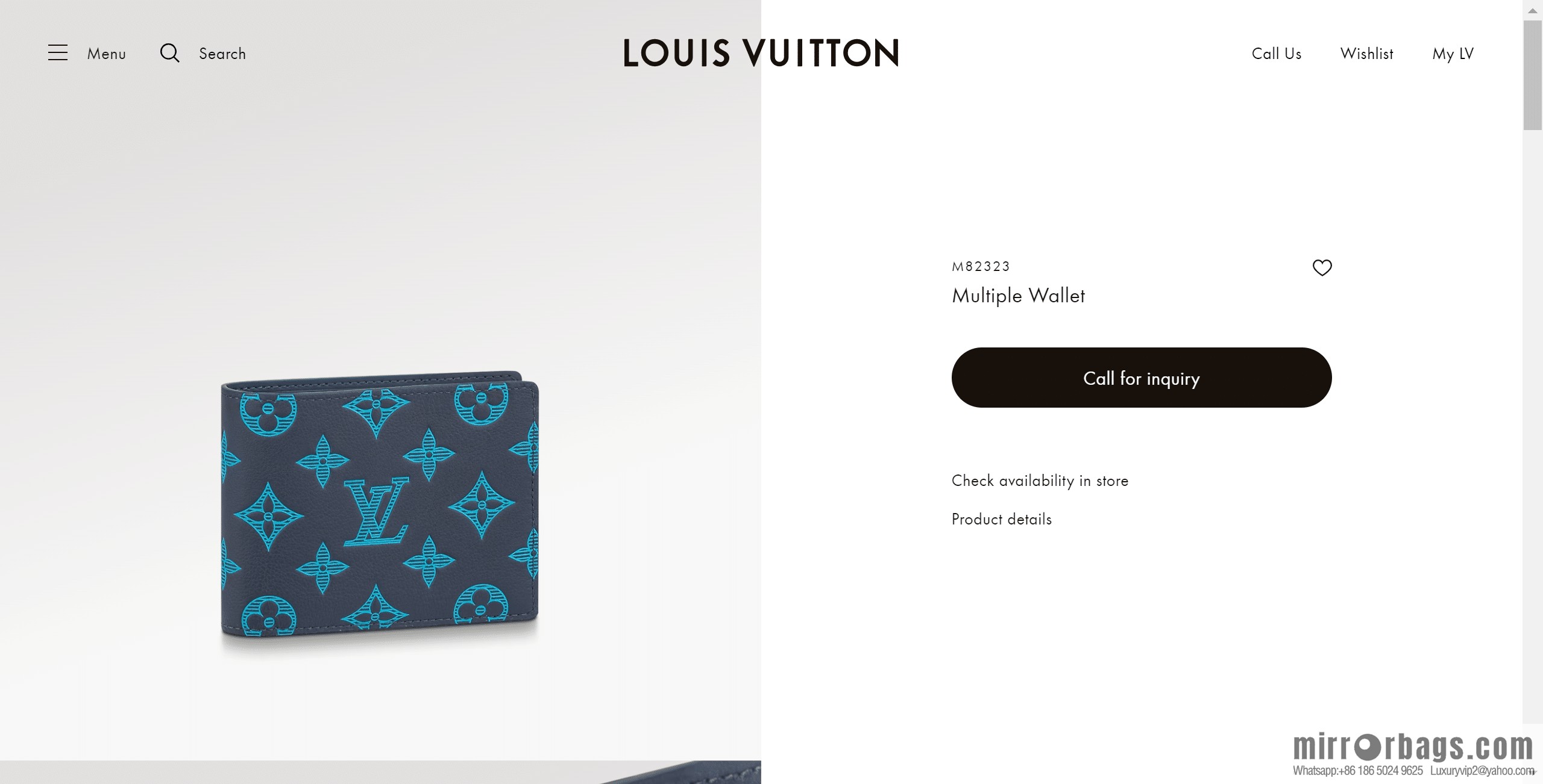 LV M82323 MULTIPLE wallet