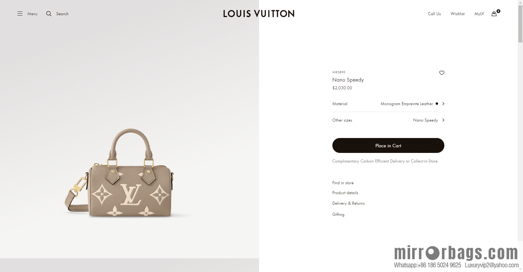 LV M82890 Nano Speedy