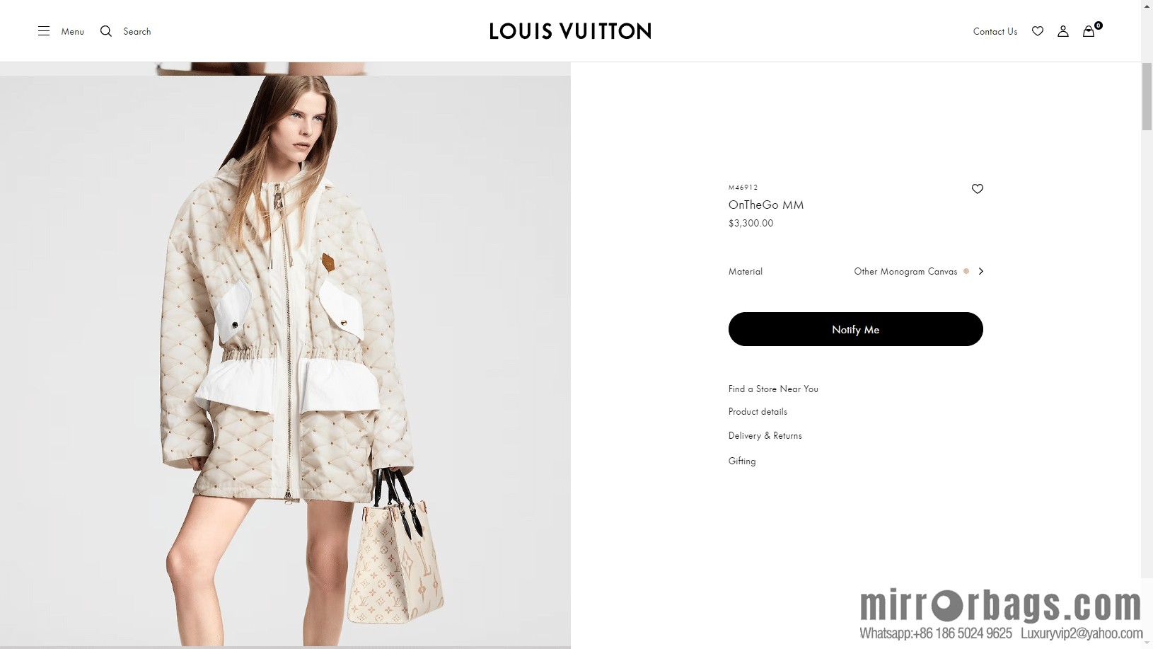 LV M46912 ONTHEGO medium handbag