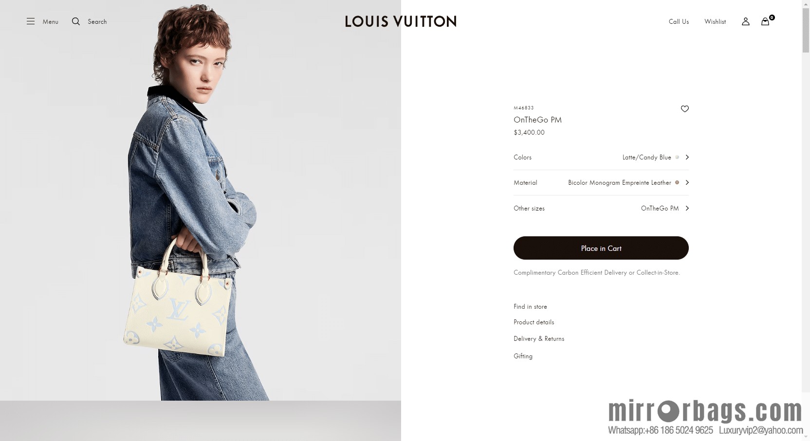 LV M46833 ONTHEGO small handbag