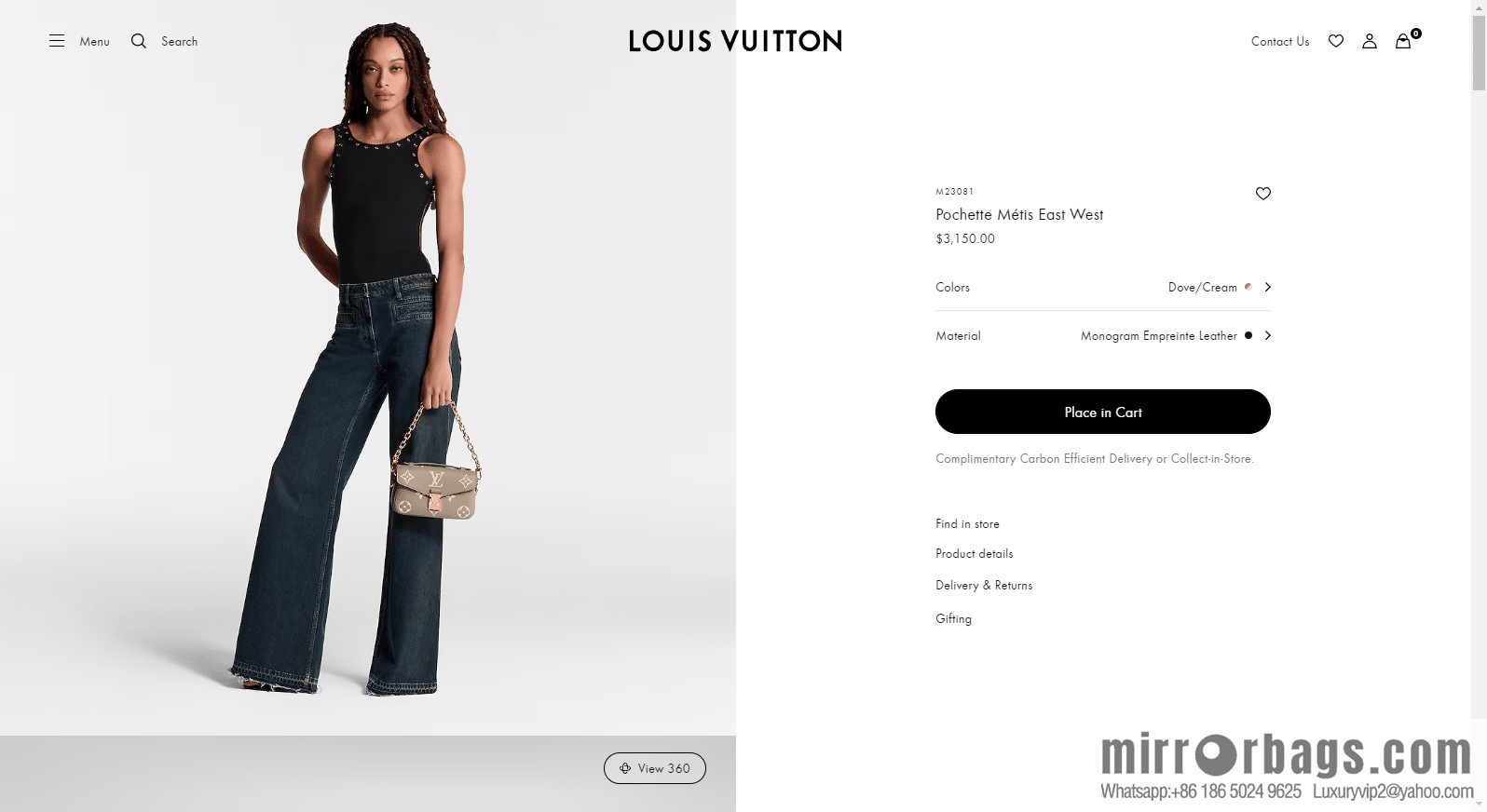 LV M23081 POCHETTE MÉTIS EAST WEST handbag