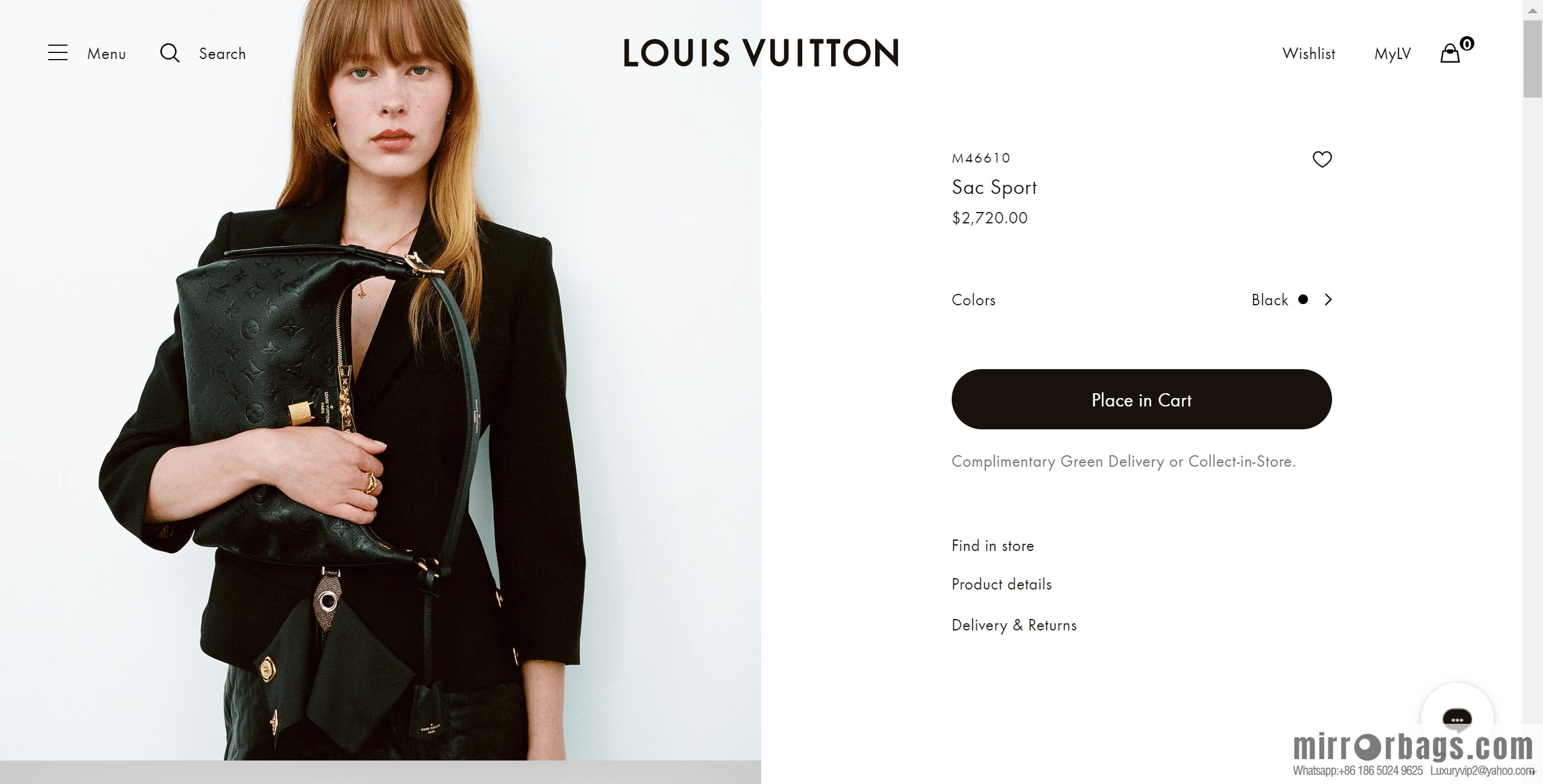 LV M46610 Sac Sport