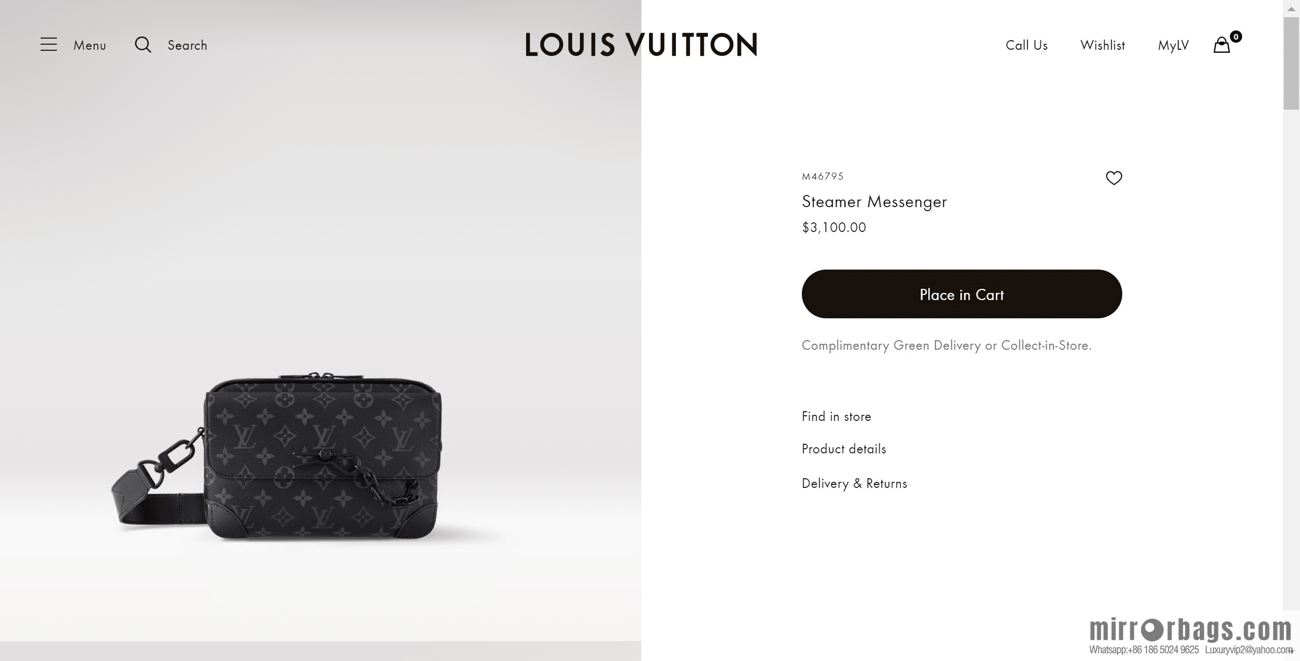 LV M46795 Steamer Messenger