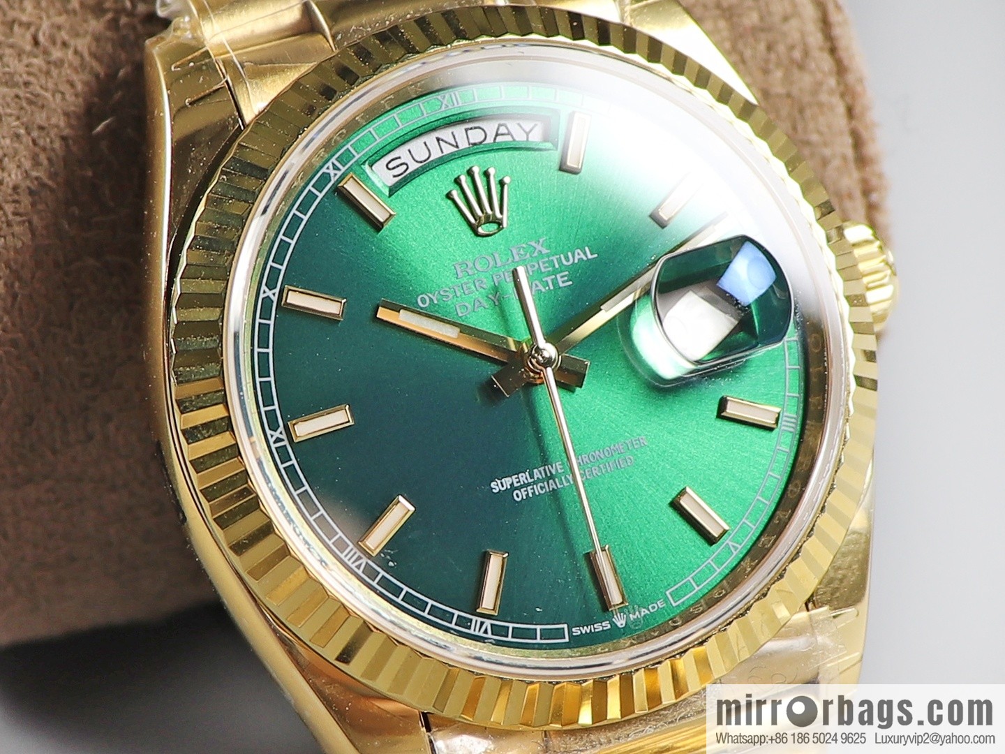 EW Boutique, Rolex Week Diary 36 Ultimate Edition, Original 3255 Automatic Mechanical Movement 128238 Series Watch