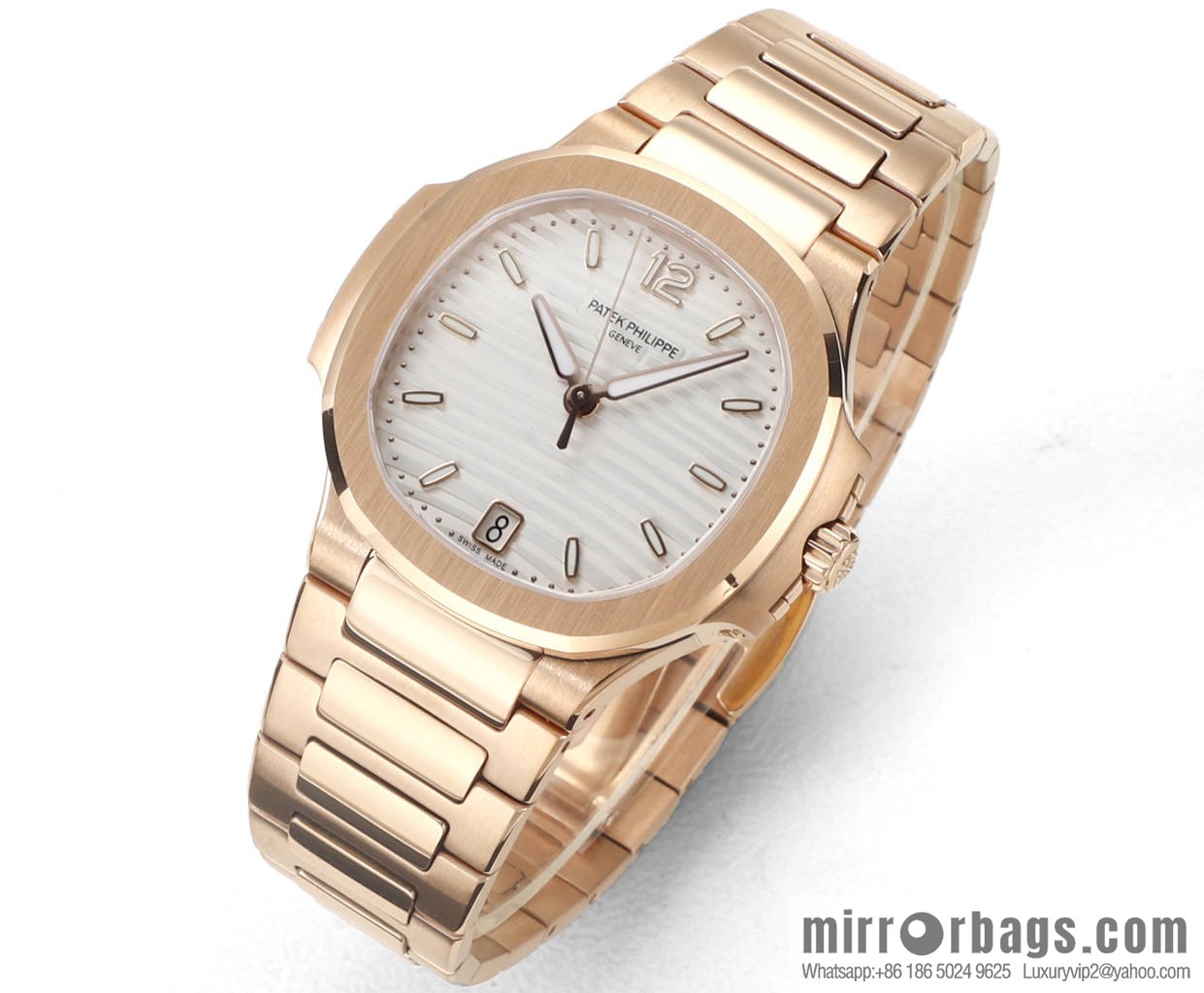 MS Factory New Product!!! Patek Philippe Sports Elegance Series Nautilus Women's 7118 Model 1. New Customized Edition Cal.324SC Integrated Self-winding Movement Watch