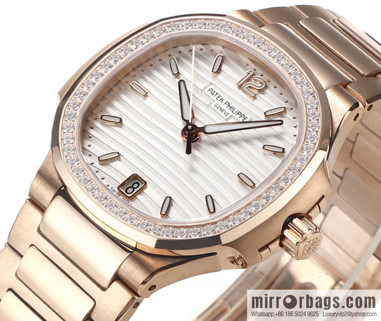 MS Factory New Product!!! Patek Philippe Sports Elegance Series Nautilus Women's 7118 Model 1. New Customized Edition Cal.324SC Integrated Self-winding Movement Watch