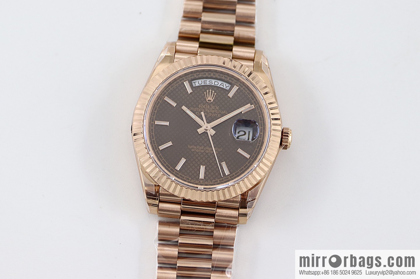 TWS new product, double calendar Rolex week log type, size 40Mm with 2836 automatic mechanical watch