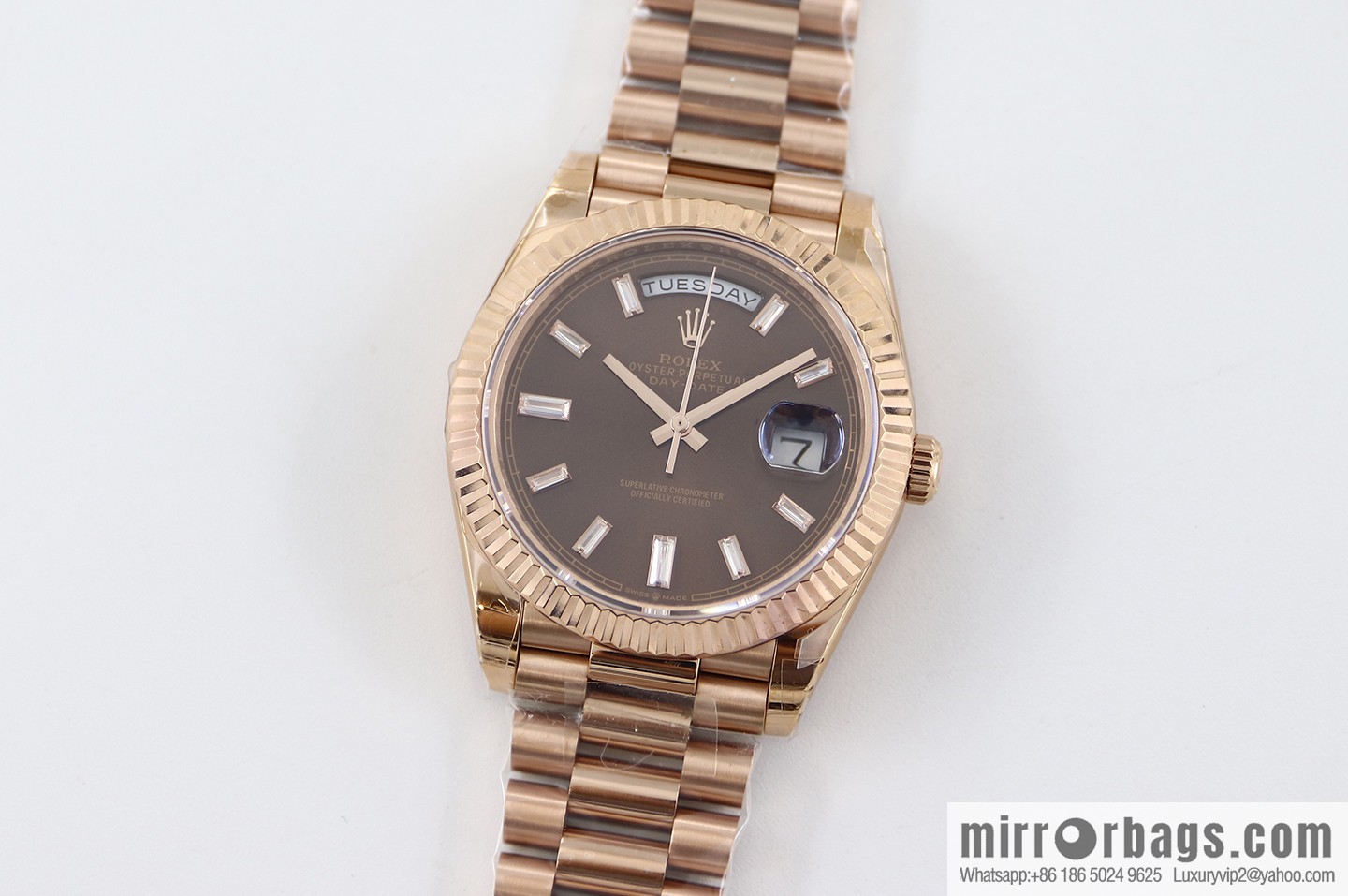 TWS new product, double calendar Rolex week log type, size 40Mm with 2836 automatic mechanical watch