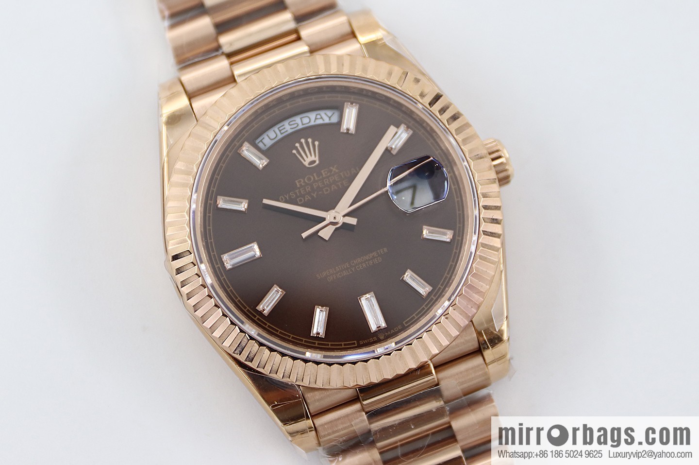 TWS new product, double calendar Rolex week log type, size 40Mm with 2836 automatic mechanical watch