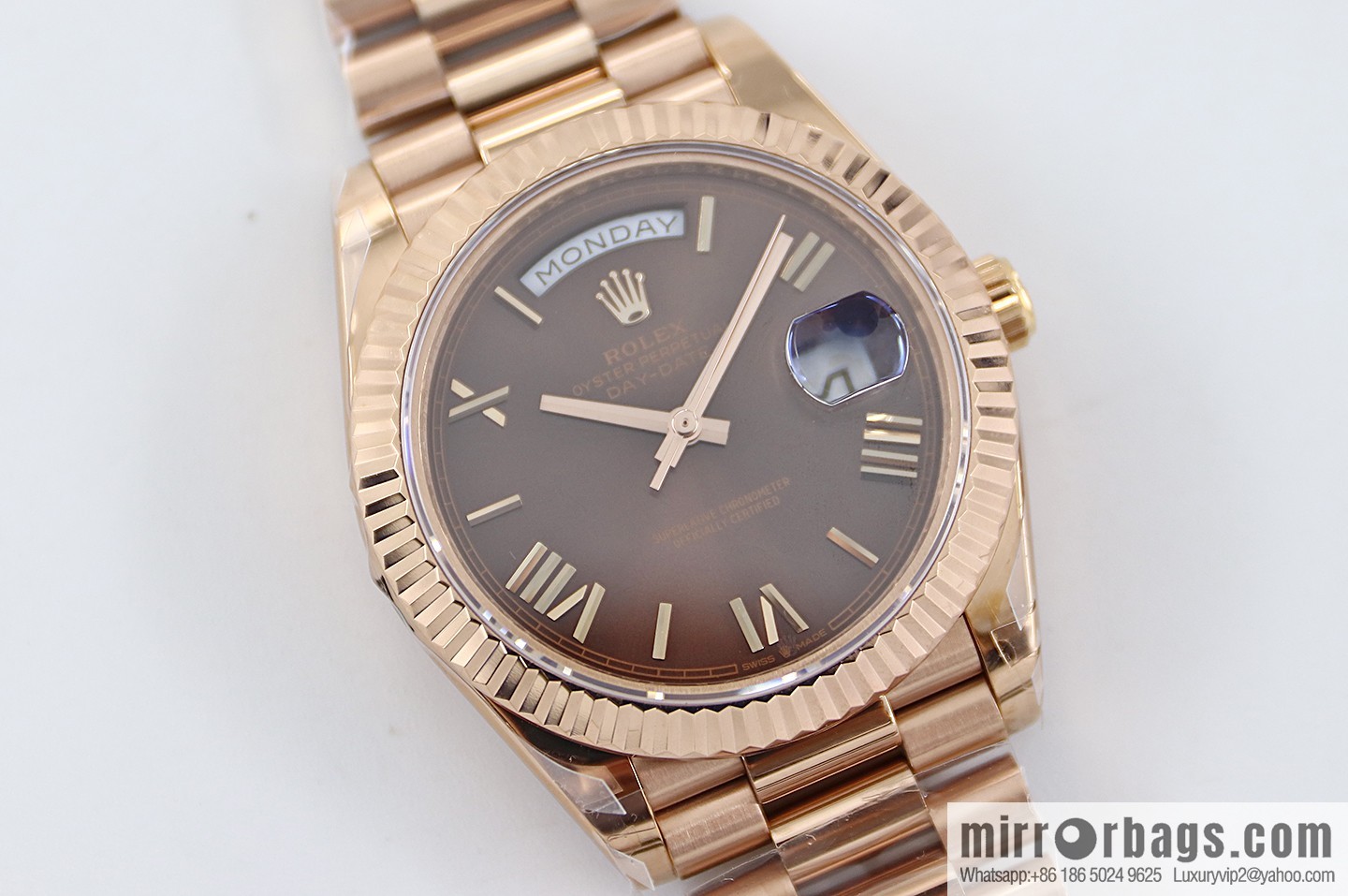 TWS new product, double calendar Rolex week log type, size 40Mm with 2836 automatic mechanical watch