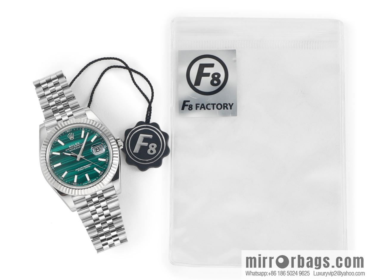 F8 new 🌈 Rolex 41 log natural gemstone plate custom series 3235 integrated movement five watches
