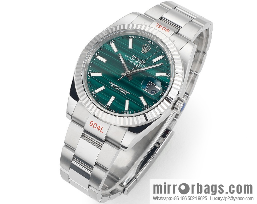 F8 new 🌈 Rolex 41 log natural gemstone plate custom series original size 41mm3235 integrated movement three watches