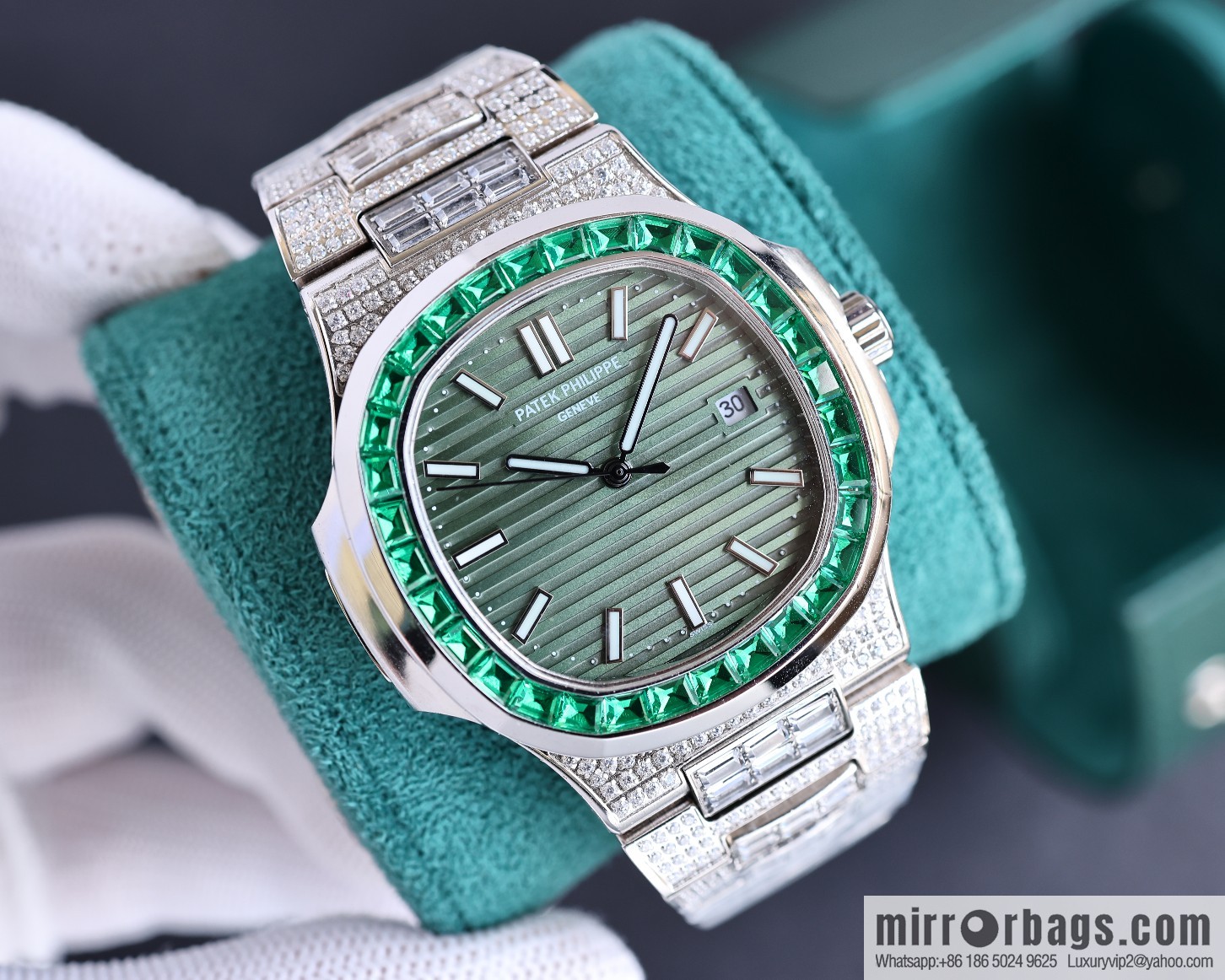 PP Patek. Philippe Nautilus Gypsy Edition New Customized Original 324 Movement Watch