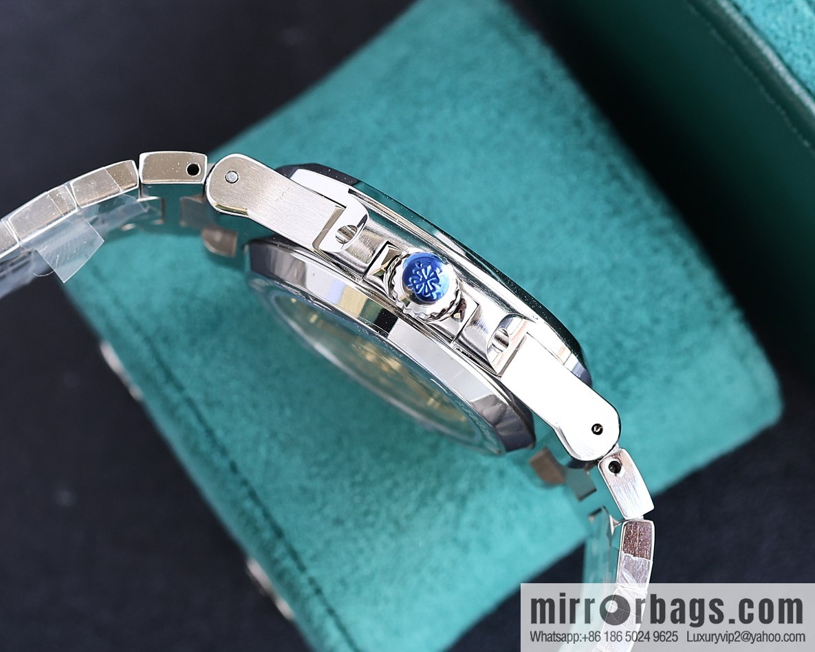 PP Patek. Philippe Nautilus Gypsy Edition Customized Original 324 Movement Watch