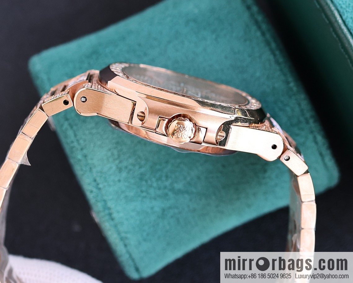 PP Patek. Philippe Nautilus Gypsy Edition New Customized Original 324 Movement Watch