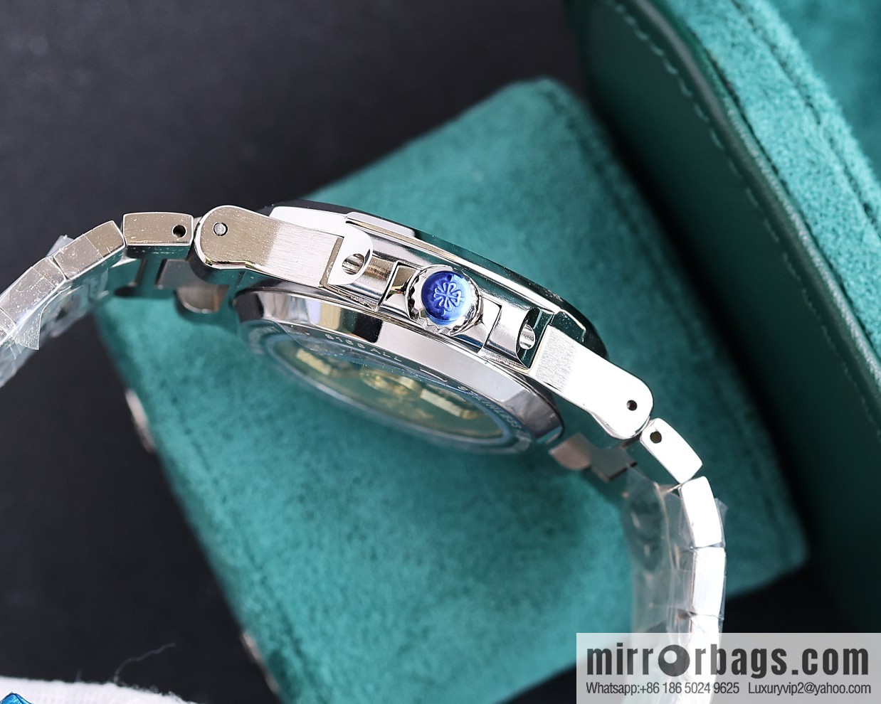 PP Patek. Philippe Nautilus Gypsy Edition Customized Original 324 Movement Watch