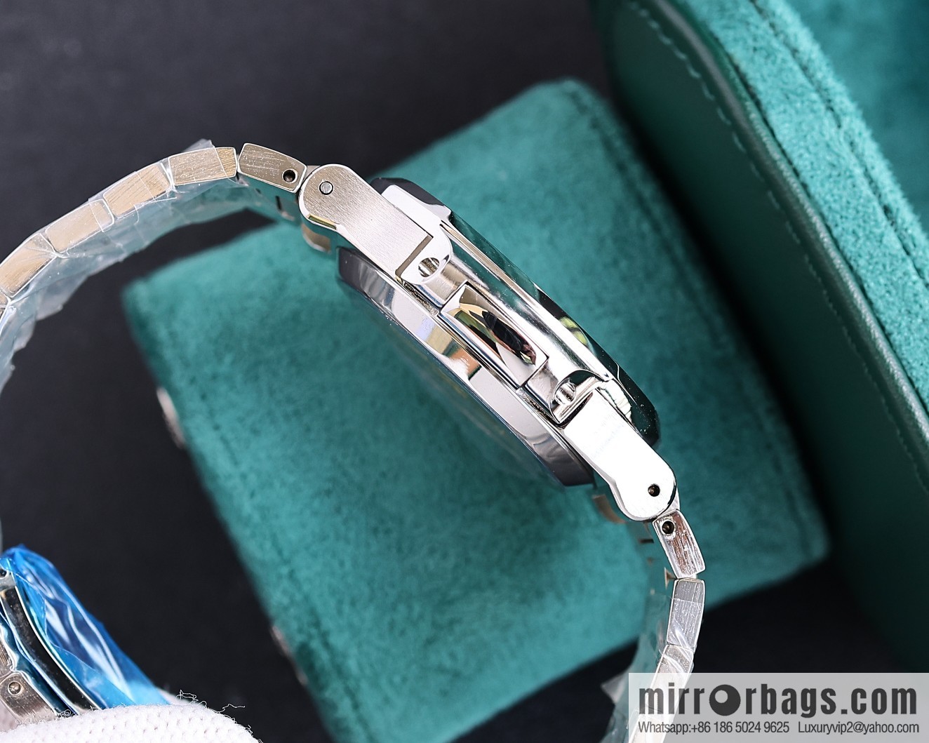 PP Patek. Philippe Nautilus Gypsy Edition Customized Original 324 Movement Watch