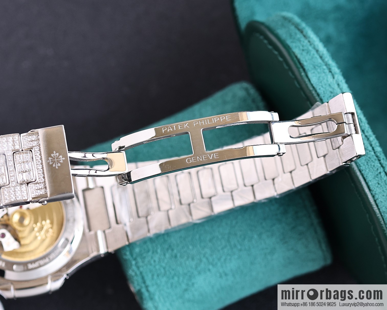 PP Patek. Philippe Nautilus Gypsy Edition Customized Original 324 Movement Watch