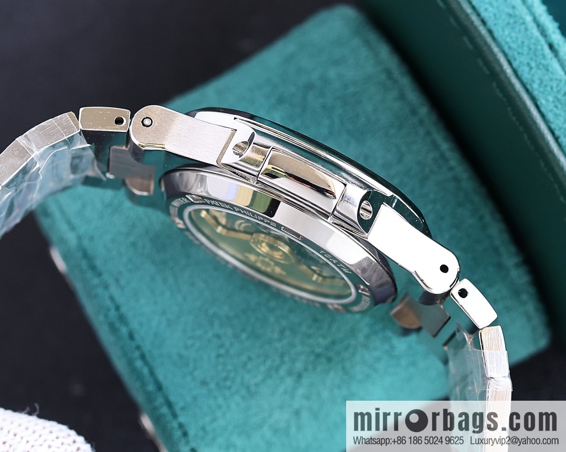 PP Patek. Philippe Nautilus Gypsy Edition Customized Original 324 Movement Watch