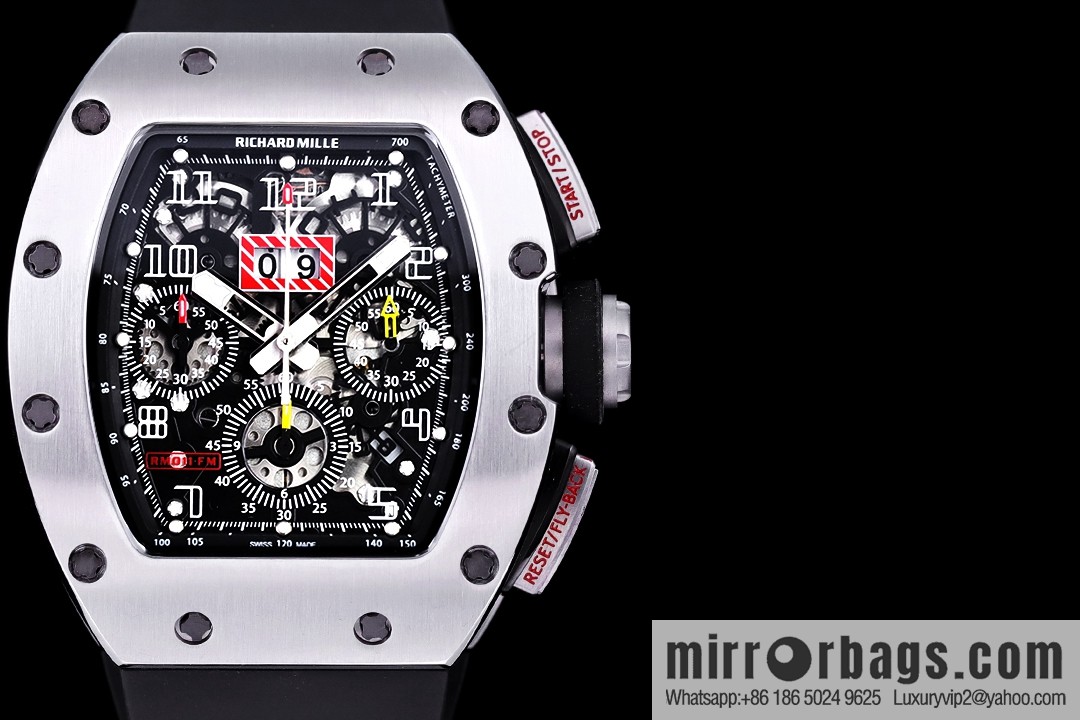 Z Factory Richard Mill RM11-FM Series RM 11-FM with 7750 Chronograph Mechanical Movement Fly Back Chronograph Automatic Watch