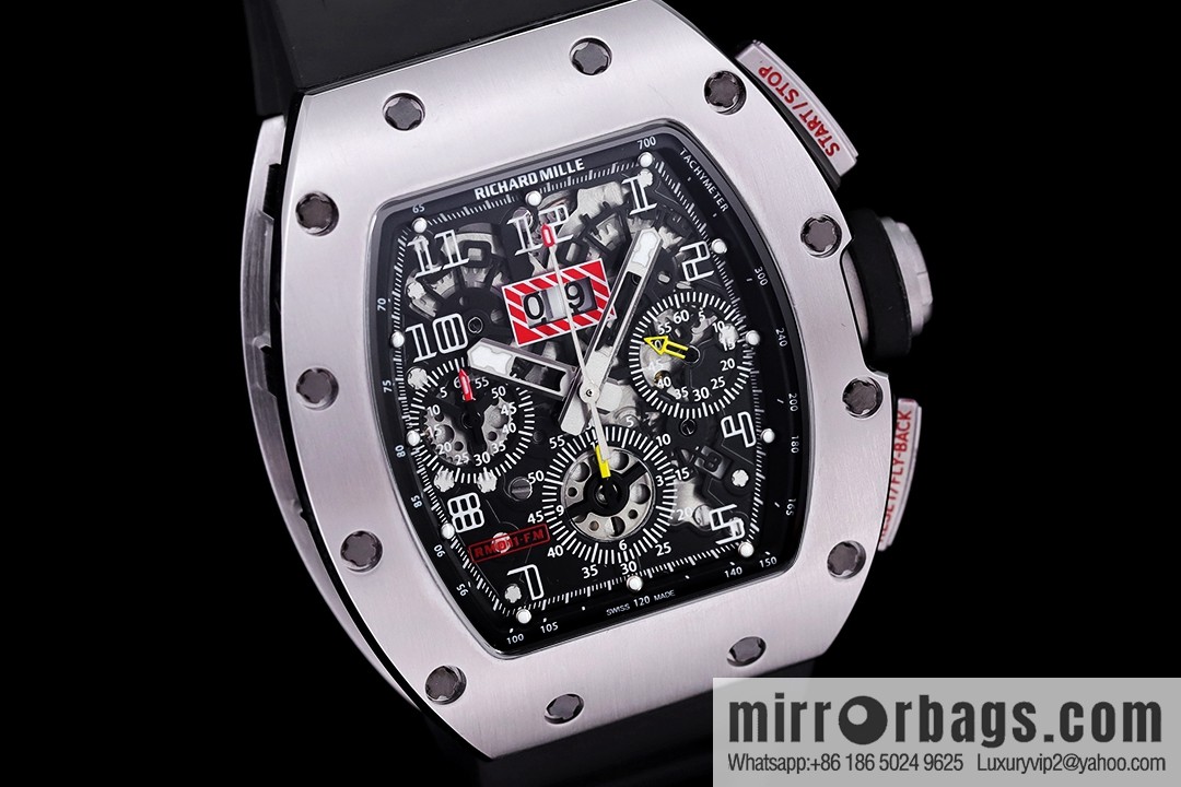Z Factory Richard Mill RM11-FM Series RM 11-FM with 7750 Chronograph Mechanical Movement Fly Back Chronograph Automatic Watch