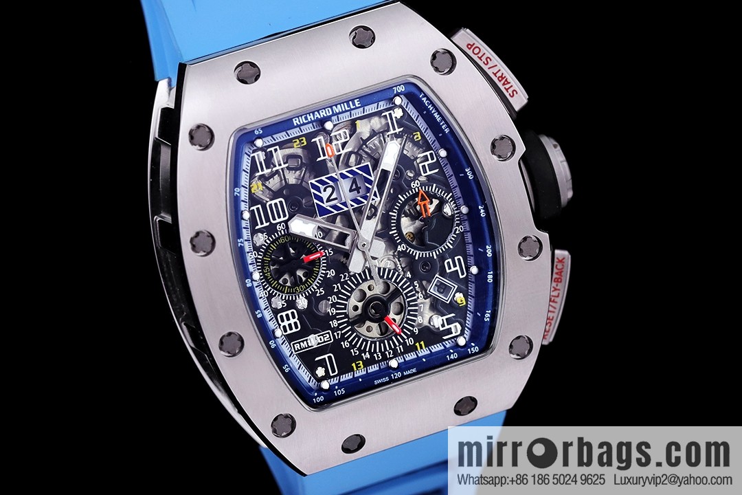 Z Factory Richard Mill RM11-FM Series RM 11-FM with 7750 Chronograph Mechanical Movement Fly Back Chronograph Automatic Watch