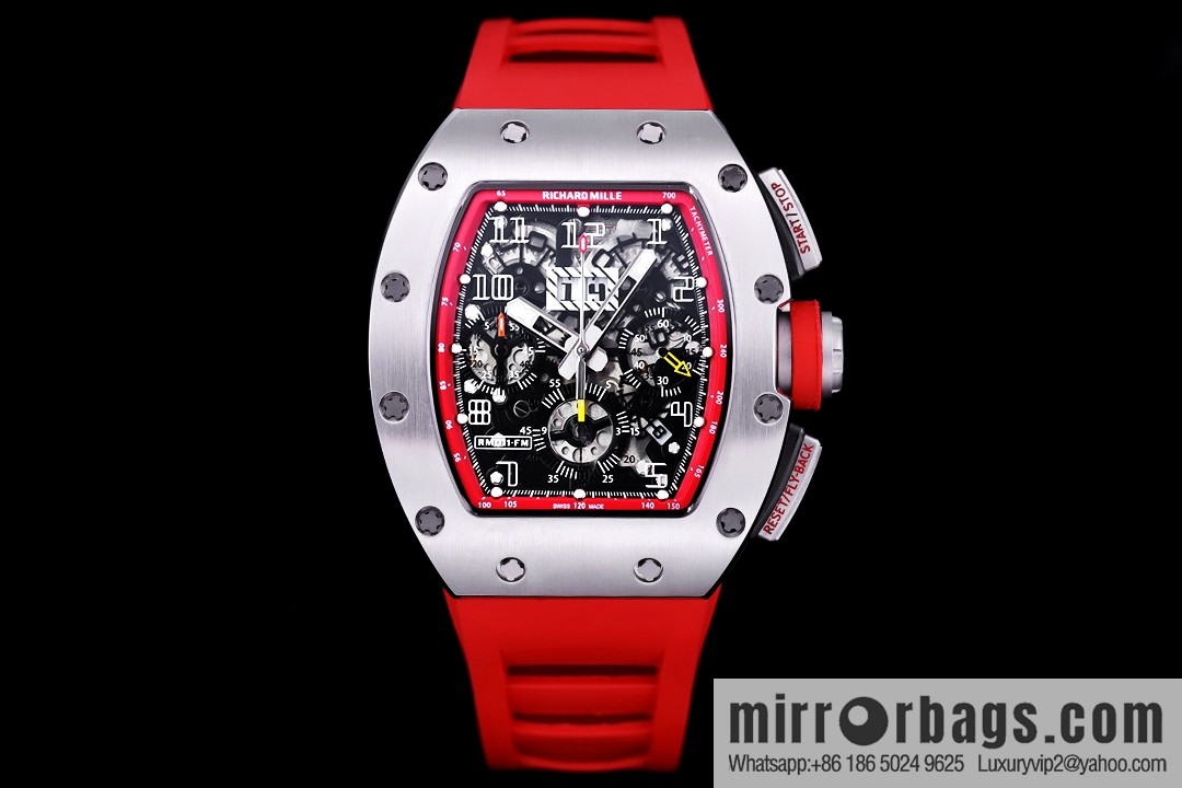 Z Factory Richard Mill RM11-FM Series RM 11-FM with 7750 Chronograph Mechanical Movement Fly Back Chronograph Automatic Watch