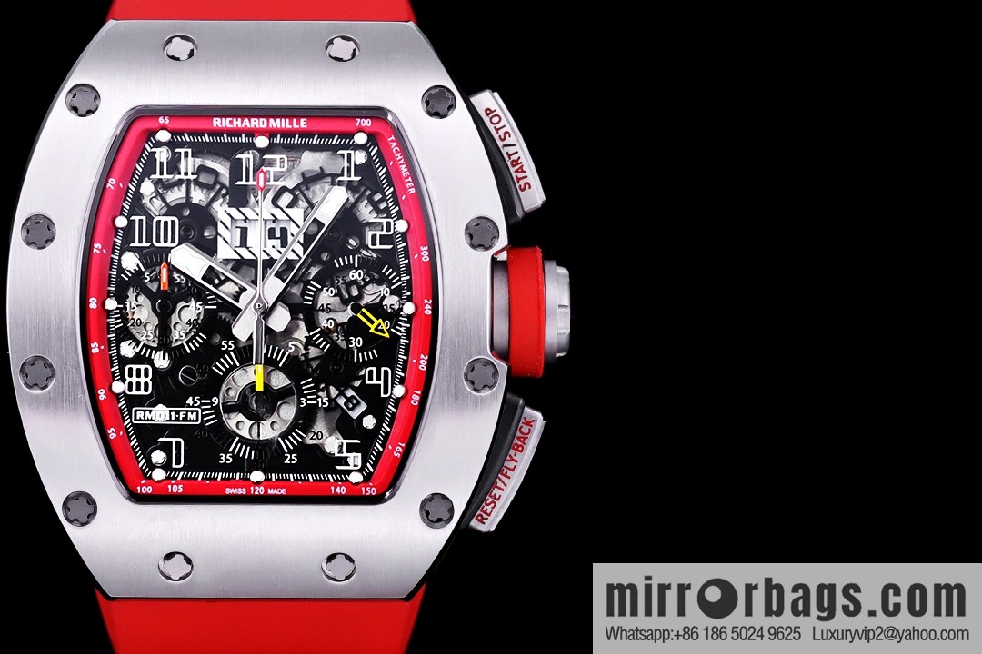Z Factory Richard Mill RM11-FM Series RM 11-FM with 7750 Chronograph Mechanical Movement Fly Back Chronograph Automatic Watch