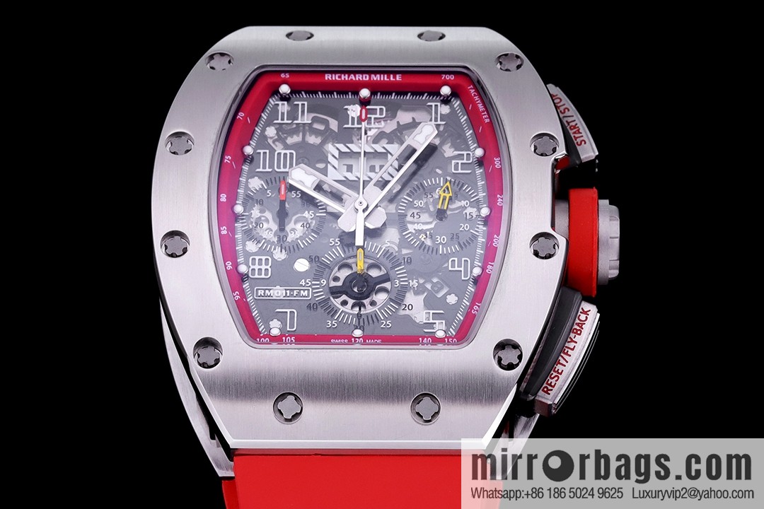 Z Factory Richard Mill RM11-FM Series RM 11-FM with 7750 Chronograph Mechanical Movement Fly Back Chronograph Automatic Watch