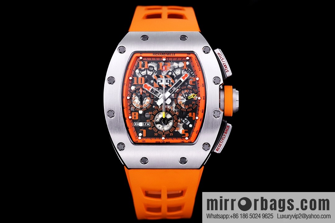 Z Factory Richard Mill RM11-FM Series RM 11-FM with 7750 Chronograph Mechanical Movement Fly Back Chronograph Automatic Watch