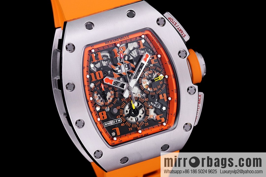 Z Factory Richard Mill RM11-FM Series RM 11-FM with 7750 Chronograph Mechanical Movement Fly Back Chronograph Automatic Watch