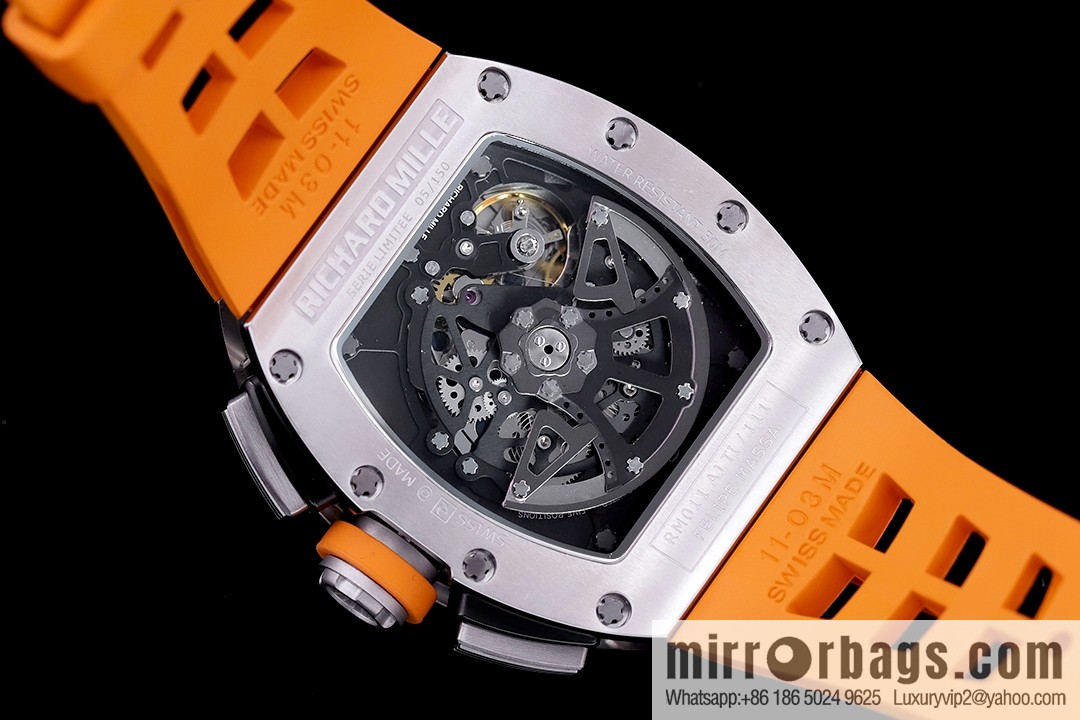 Z Factory Richard Mill RM11-FM Series RM 11-FM with 7750 Chronograph Mechanical Movement Fly Back Chronograph Automatic Watch