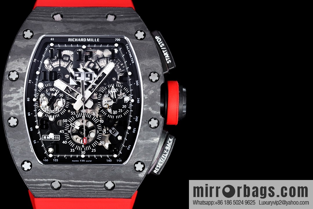 Z Factory Richard Mill RM11-FM Series RM 11-FM with 7750 Chronograph Mechanical Movement Fly Back Chronograph Automatic Watch