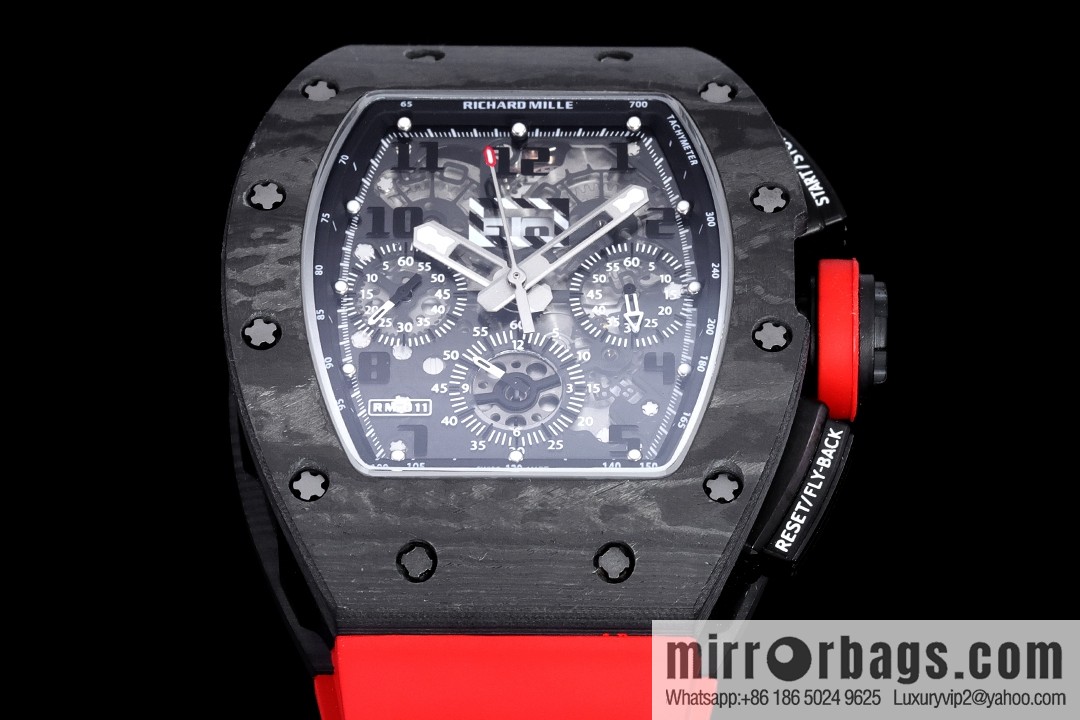 Z Factory Richard Mill RM11-FM Series RM 11-FM with 7750 Chronograph Mechanical Movement Fly Back Chronograph Automatic Watch