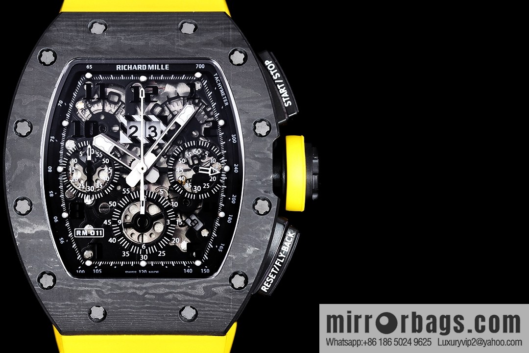 Z Factory Richard Mill RM11-FM Series RM 11-FM with 7750 Chronograph Mechanical Movement Fly Back Chronograph Automatic Watch