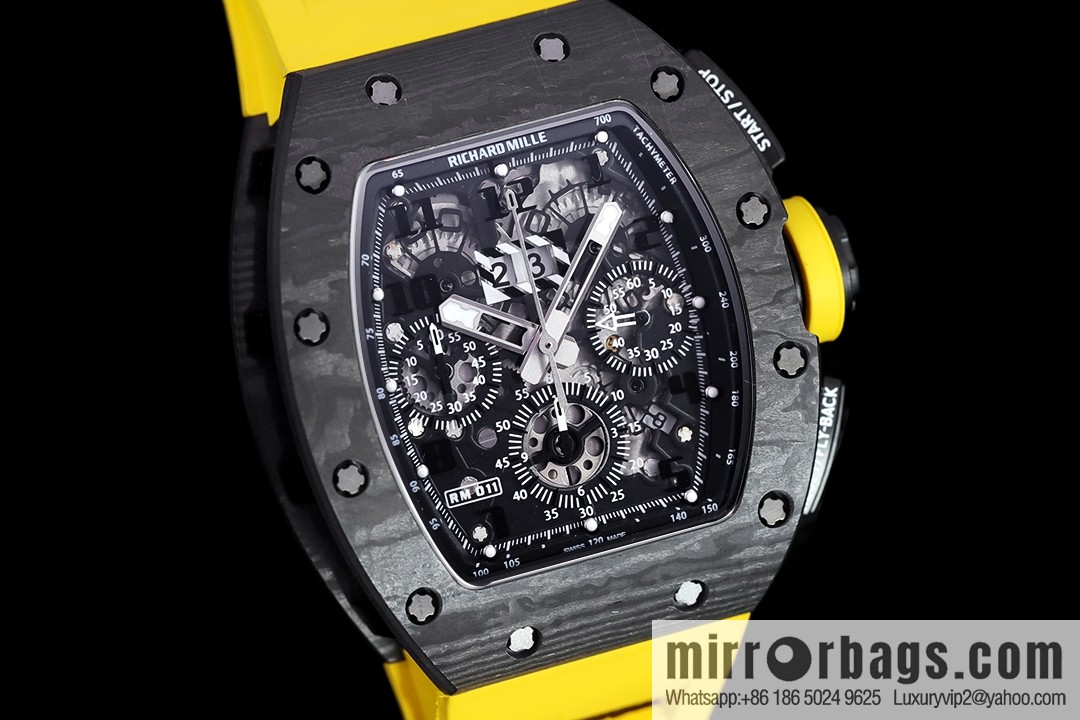 Z Factory Richard Mill RM11-FM Series RM 11-FM with 7750 Chronograph Mechanical Movement Fly Back Chronograph Automatic Watch