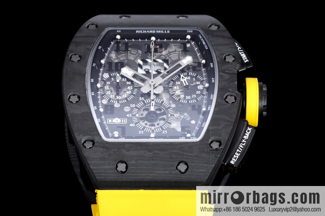 Z Factory Richard Mill RM11-FM Series RM 11-FM with 7750 Chronograph Mechanical Movement Fly Back Chronograph Automatic Watch