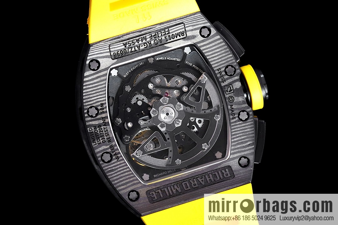 Z Factory Richard Mill RM11-FM Series RM 11-FM with 7750 Chronograph Mechanical Movement Fly Back Chronograph Automatic Watch