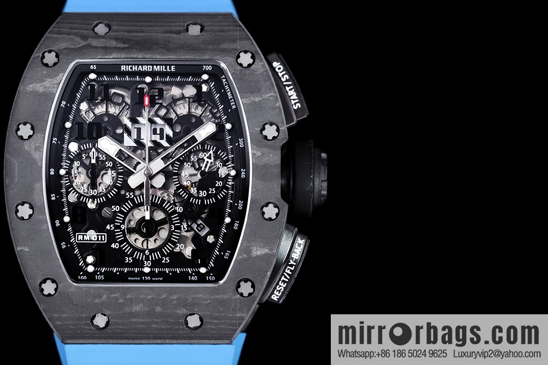 Z Factory Richard Mill RM11-FM Series RM 11-FM with 7750 Chronograph Mechanical Movement Fly Back Chronograph Automatic Watch