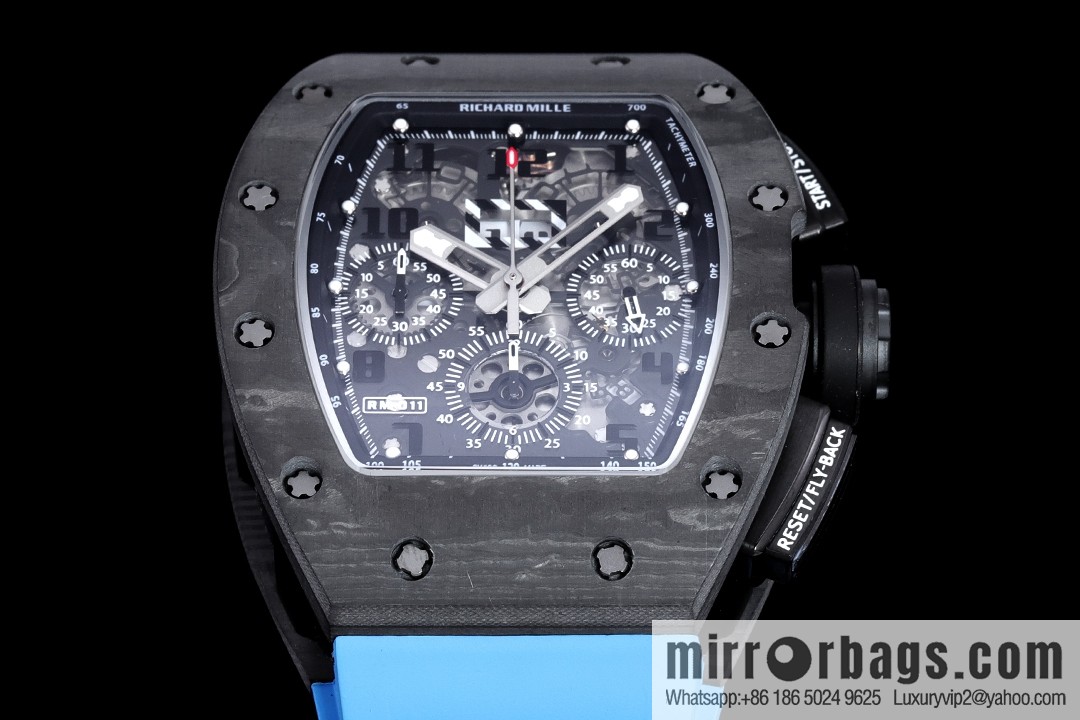 Z Factory Richard Mill RM11-FM Series RM 11-FM with 7750 Chronograph Mechanical Movement Fly Back Chronograph Automatic Watch