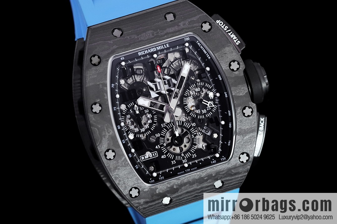Z Factory Richard Mill RM11-FM Series RM 11-FM with 7750 Chronograph Mechanical Movement Fly Back Chronograph Automatic Watch