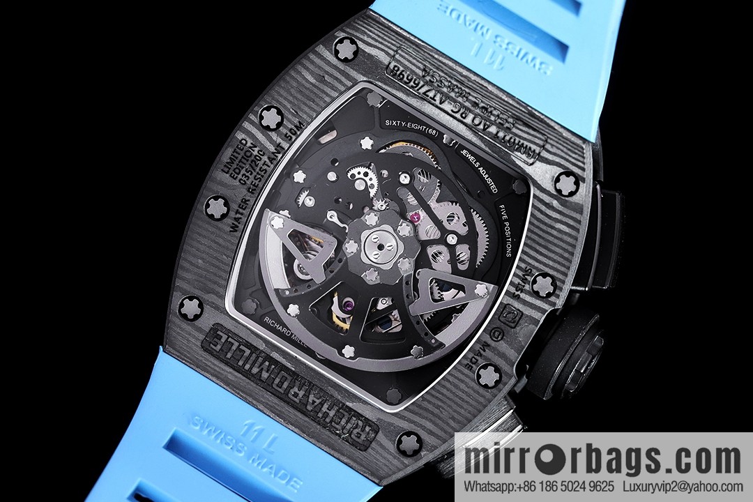 Z Factory Richard Mill RM11-FM Series RM 11-FM with 7750 Chronograph Mechanical Movement Fly Back Chronograph Automatic Watch
