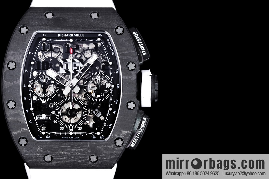Z Factory Richard Mill RM11-FM Series RM 11-FM with 7750 Chronograph Mechanical Movement Fly Back Chronograph Automatic Watch