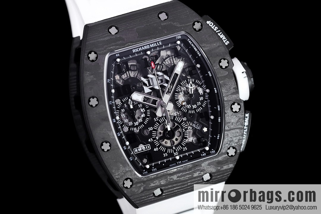 Z Factory Richard Mill RM11-FM Series RM 11-FM with 7750 Chronograph Mechanical Movement Fly Back Chronograph Automatic Watch