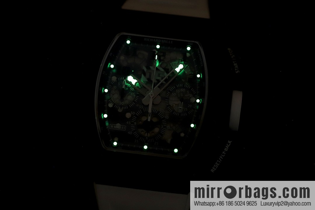 Z Factory Richard Mill RM11-FM Series RM 11-FM with 7750 Chronograph Mechanical Movement Fly Back Chronograph Automatic Watch