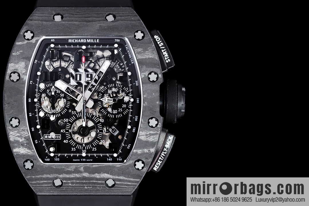 Z Factory Richard Mill RM11-FM Series RM 11-FM with 7750 Chronograph Mechanical Movement Fly Back Chronograph Automatic Watch